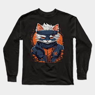 orange cat Long Sleeve T-Shirt